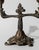Vintage Art Deco Bronze Candleholder with Ornate Details, 1910s For Sale - Image 4 of 11