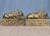 Vintage sleeping lion bookends with antiqued Brass finish. Classic design by A & M Leatherlines, NY, NY; these have lost...
