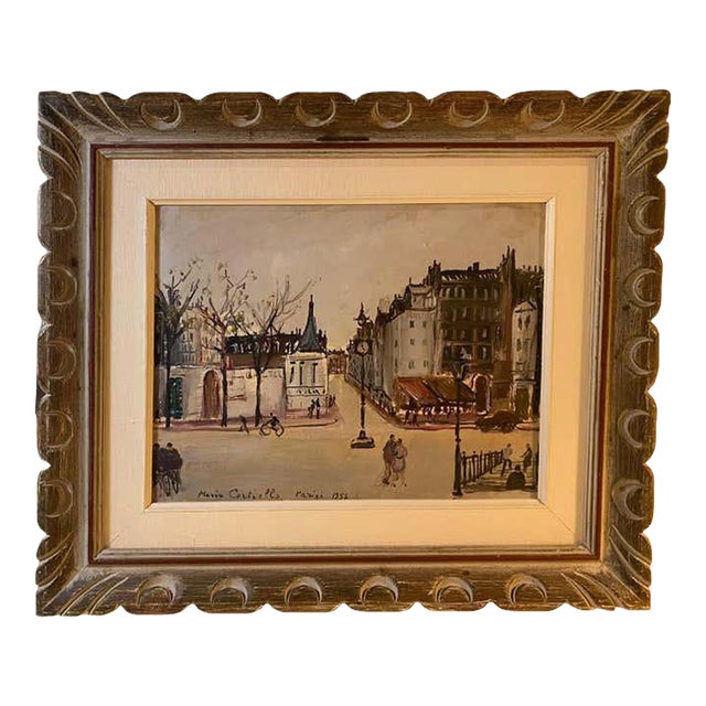 "Parigi" Post-Impressionist Landscape of Paris by Mario Cortellia For Sale