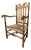 Early 19th Century New England Maple & Ash Armchair With Rush Seat For Sale
