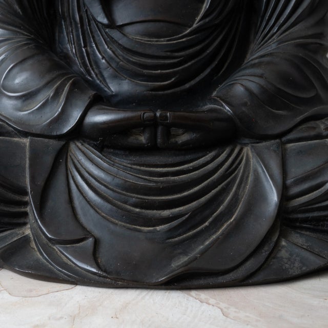 A Japanese Bronze Buddha For Sale In Savannah - Image 6 of 10