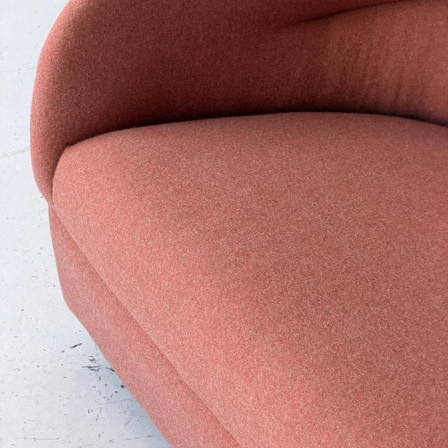1970s 1970s Tight Back Sofa Attributed to Ward Bennett for Brickel Associates For Sale - Image 5 of 10