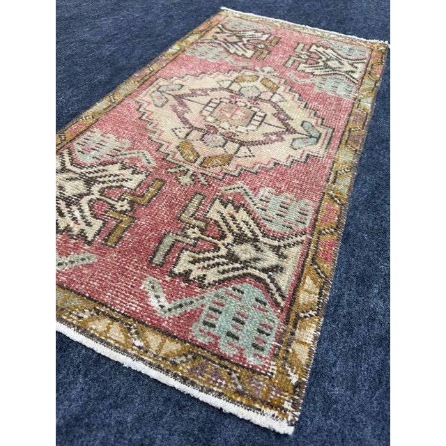 Early 21st Century Turkish Yastik Rug 1'8" x 3'1" For Sale - Image 5 of 5