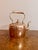 Quality antique George III small copper kettle, having a quality copper kettle with a removable lid with the original...