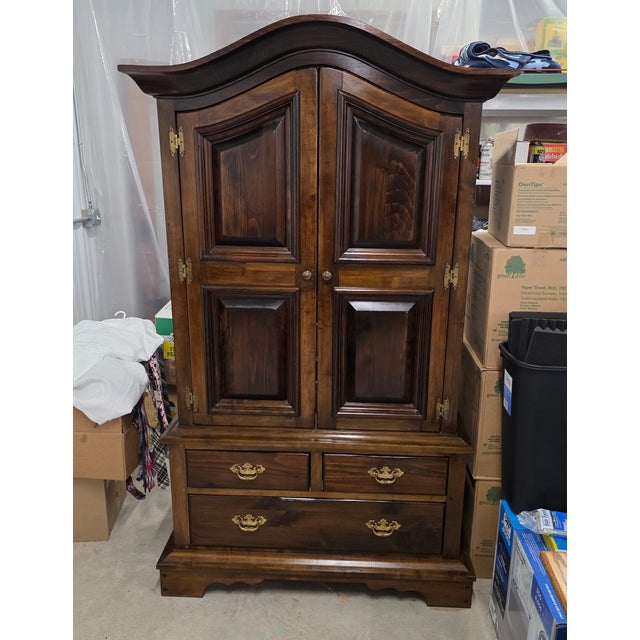 Vintage Rare 1970's Pennsylvania House 7 Piece Bedroom Set Queen Size Bed Wow For Sale - Image 13 of 18