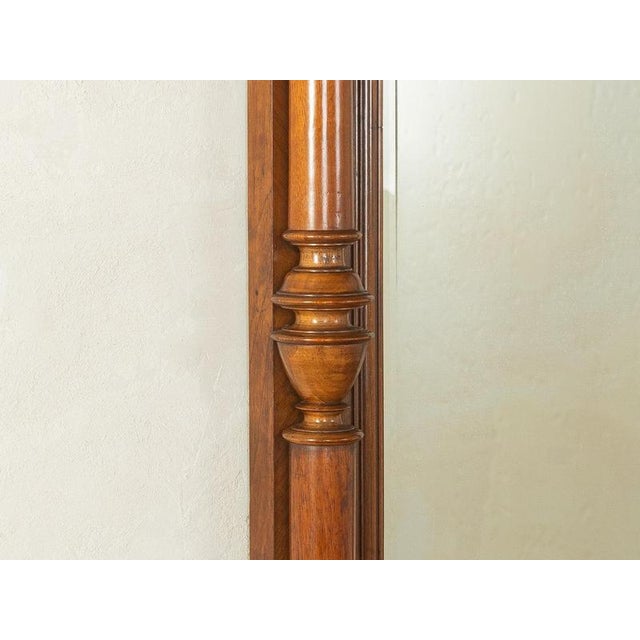 Art Deco Standing Mirror with Console For Sale - Image 5 of 7