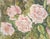 American School, Scene of Pink Rose Flowers, Oil on Canvas Panel, unsigned, blue painted wood frame. Image: 8.5" H x 11.5"...