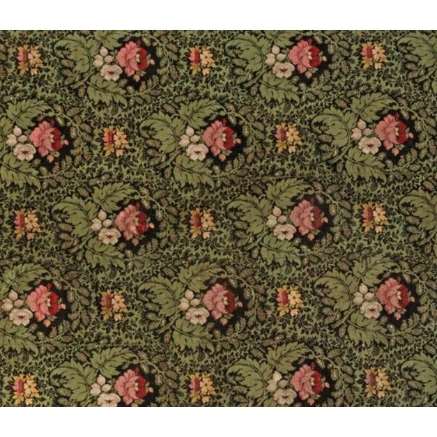 This exquisite 19th-century antique French needlework rug, dating back to circa 1890, is a masterclass in craftsmanship...