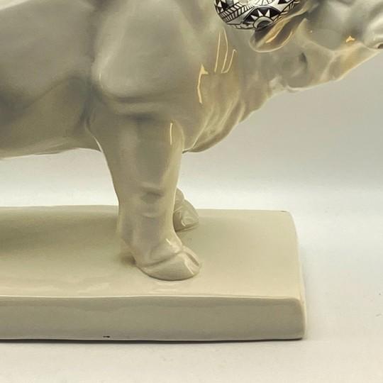 Meissen Atelier X Hugo Boss Maximilian Hagstotz Buffalo Figure (Large 16” Limited Edition “Big Five” Store Display Piece) For Sale - Image 15 of 18