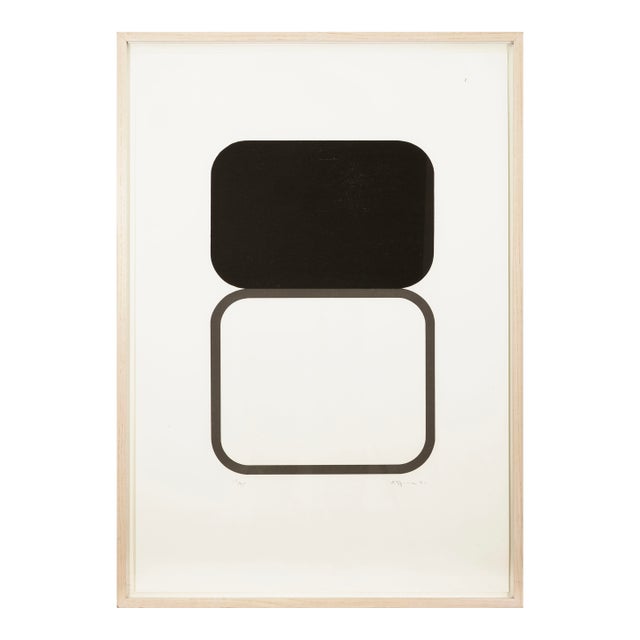 Andrew Spence Untitled Tv Signed Contemporary Woodcut & Linocut on Paper 1991 For Sale