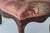 French Louis XV-style Carved Wood Upholstered Tufted Cabriole Legs Footstool Ottoman Vintage For Sale - Image 9 of 14