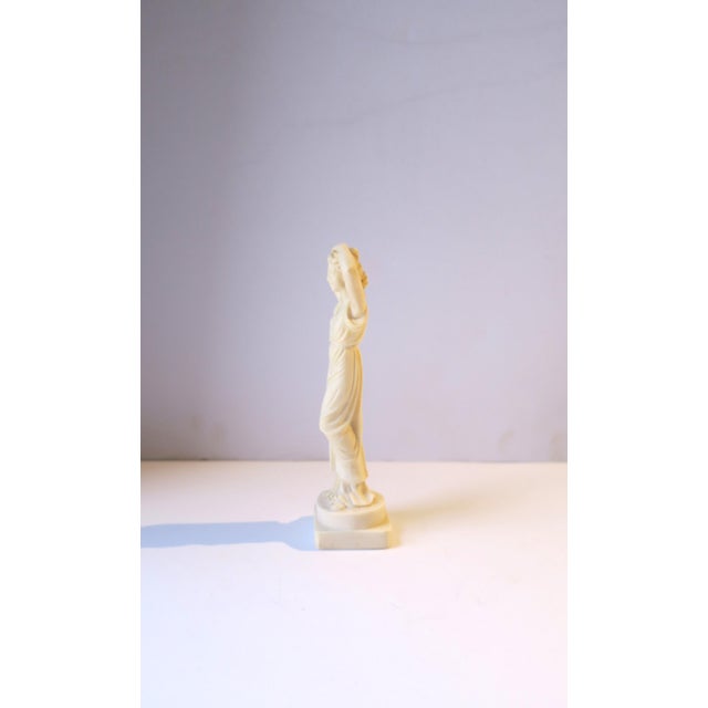 Neoclassical Italian Neoclassical Female Sculpture Statue, Small For Sale - Image 3 of 10