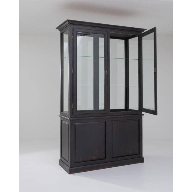 Vintage French Patinated Vitrine For Sale - Image 10 of 12