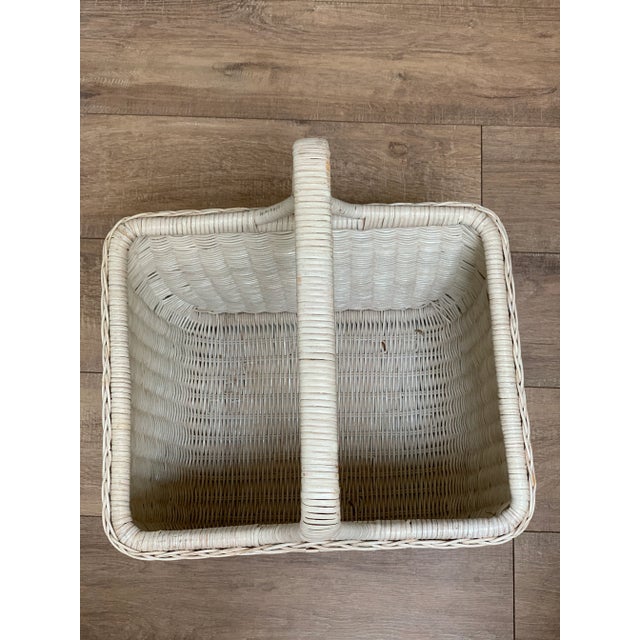 Large Rustic Vintage Storage Decor Basket For Sale In Sacramento - Image 6 of 9