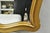 Mid 20th Century Vintage Hollywood Regency Gold Scalloped Serpentine Wood Frame Wall Mirror For Sale - Image 5 of 15