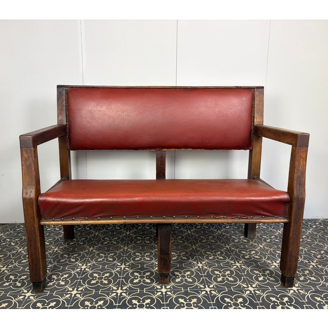 20th Century West Yorkshire Police Station Bench, 1950s For Sale - Image 3 of 18