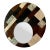 Reduced Modern Inlay Stone Round Wall Mirror - Shawna Stoney For Sale