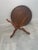 1960s Moroccan Hand Worked Copper Tray With Carved Teak Tripod Base For Sale - Image 10 of 12