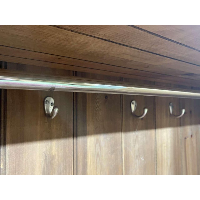 Brown Early 20th Century English Oak Wardrobe For Sale - Image 8 of 18