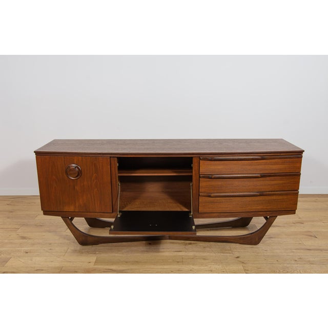 Brown Mid-Century Teak Sideboard by Beautility, United Kingdom, 1960s For Sale - Image 8 of 18