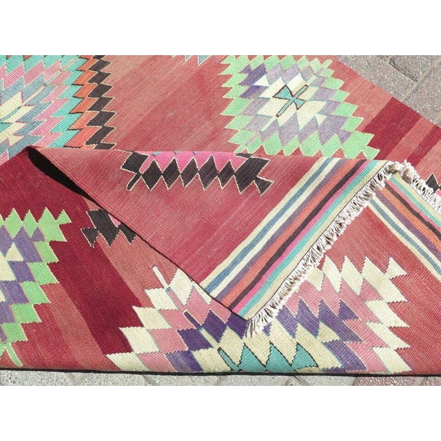 1980s Vintage Anatolian Kilim Rug, 1980s For Sale - Image 5 of 9
