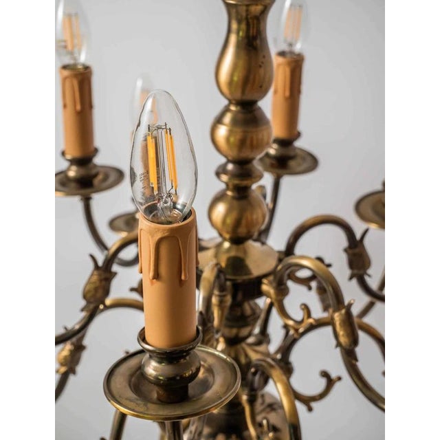 Antique 2-Tier Chandelier with Fish For Sale - Image 16 of 16