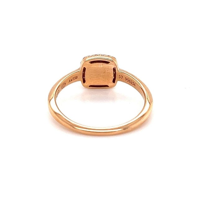 Mid 20th Century Fred of Paris Paindesure Amethyst & Diamond 18k Rose Gold Ring - Size 8 For Sale - Image 4 of 8