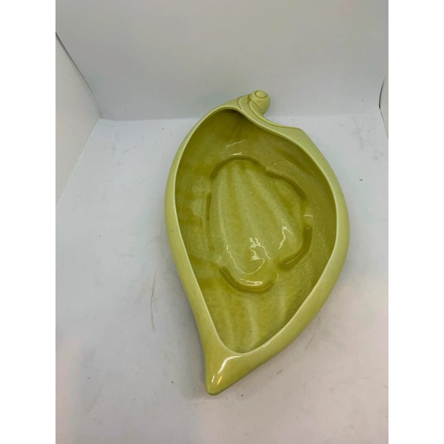 1950s Mid Century Green Planter Vase For Sale - Image 5 of 5