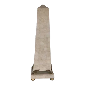 Faux Snakeskin Obelisk by Theodore Alexander