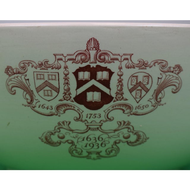 Traditional Harvard Tercentenary 1636-1936 Wedgwood Pottery Punch Bowl For Sale - Image 3 of 6