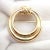 Tiffany & Co. 18k Yellow Gold Large X and O Open Circle Pin Brooch For Sale In Philadelphia - Image 6 of 9