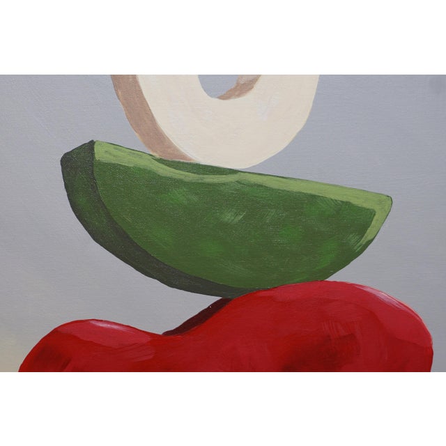 2026, Contemporary Painting on Canvas, Primary Tones Totem, For Sale - Image 4 of 9