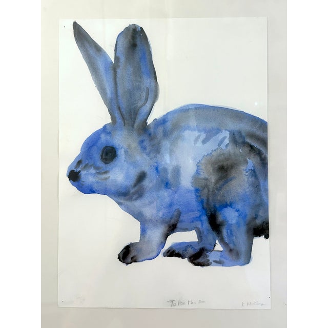 Blue Kim McCarty | Untitled (Blue Rabbit) For Sale - Image 8 of 18