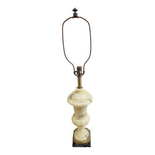 1960s Classical Roman Alabaster Urn Lamp For Sale