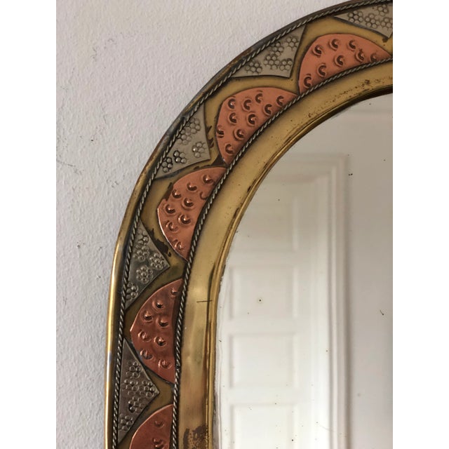 Vintage Arched Wall Mirror – Spanish, Hollywood Regency, Moroccan-Inspired 1960s For Sale - Image 6 of 9