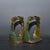 Pair of Antique Cloisonné Enamel Stirrups With Dragon Motif, 1.89kg For Sale - Image 4 of 8