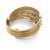 Early 21st Century 18k Bicolor Gold and Diamond Wrap Bangle Bracelet For Sale - Image 5 of 6