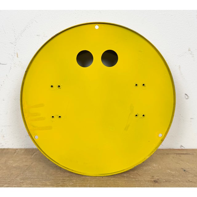 Vintage Yellow Ships Wall Clock from Citizen, 1970s For Sale - Image 15 of 18