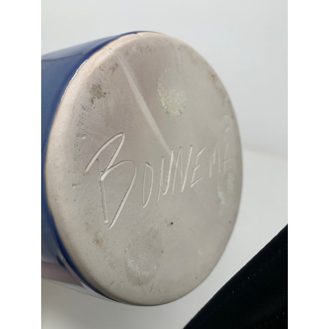 Mid Century Modern Multi-Color Striped Vase For Sale - Image 10 of 11