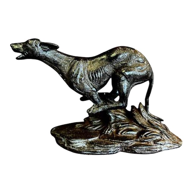 20th Century Bronze Sculpture Racing Greyhound For Sale