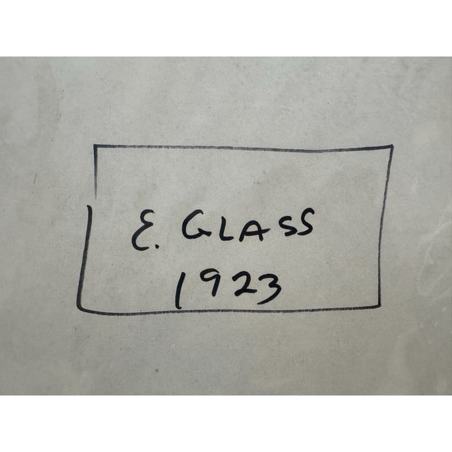 1923 Original Theatre Magazine Cover, February, E. Glass Art Deco, Matted For Sale In Atlanta - Image 6 of 7