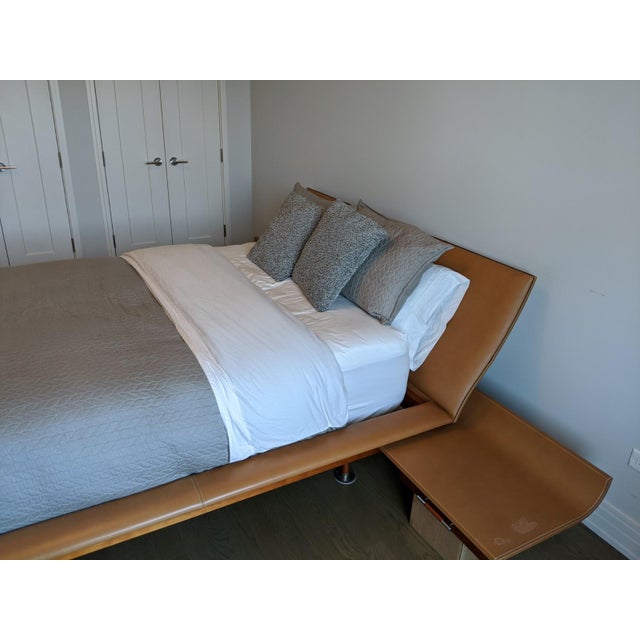 Roche Bobois Queen Vanity Bed With Floating Nightstands Chairish