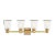 Metal Chapman & Myers by Visual Comfort Studio Alessa 4-Light Bath Vanity Sconce in Burnished Brass For Sale - Image 7 of 7