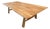 Andrianna Shamaris Midcentury Couture Teak Wood Dining Table For Sale