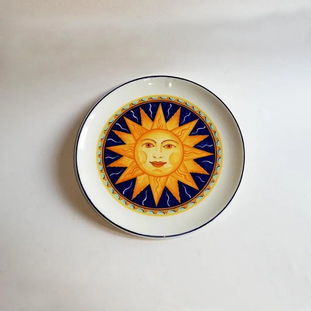 Castelli Vintage Ceramic Plate from S.C. Castelli, 1950s For Sale - Image 4 of 4