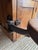 Vintage Industrial Desk With Integrated Swing-Out Stools For Sale - Image 13 of 18