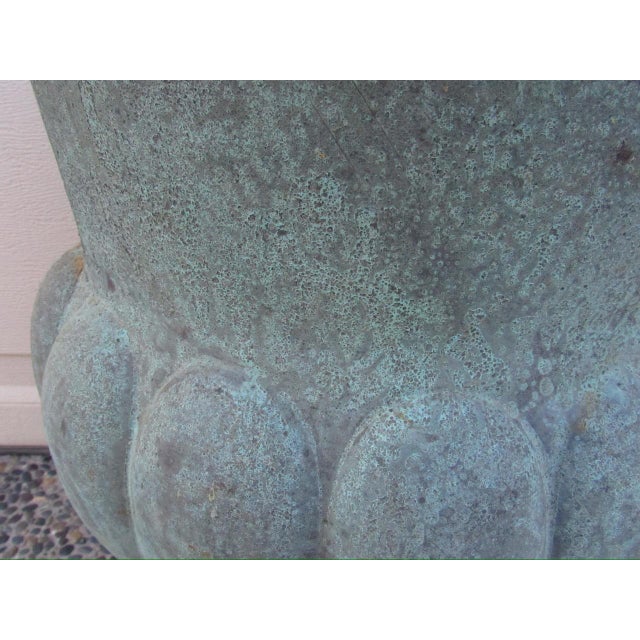 Campagna Pair of Antique French Copper Urns For Sale - Image 4 of 17