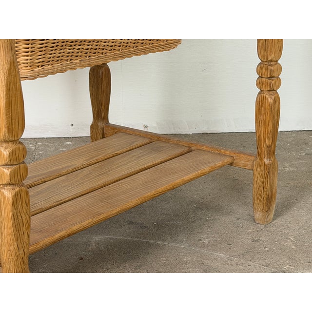 Wood Scandinavian Modern Oak Side Tables by Henning Kjærnulf, 1960s, Set of 2 For Sale - Image 7 of 11