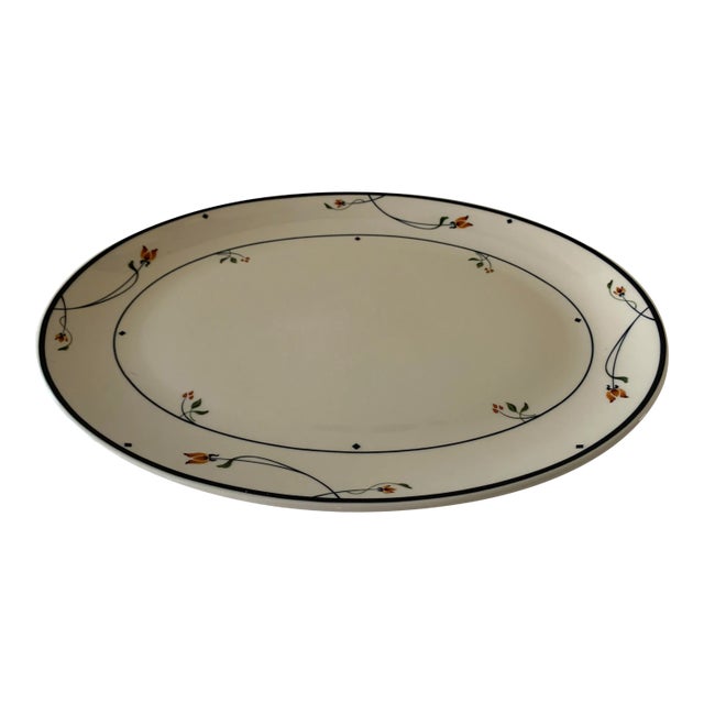 1980s Gorham Ariana Oval Serving Platter For Sale