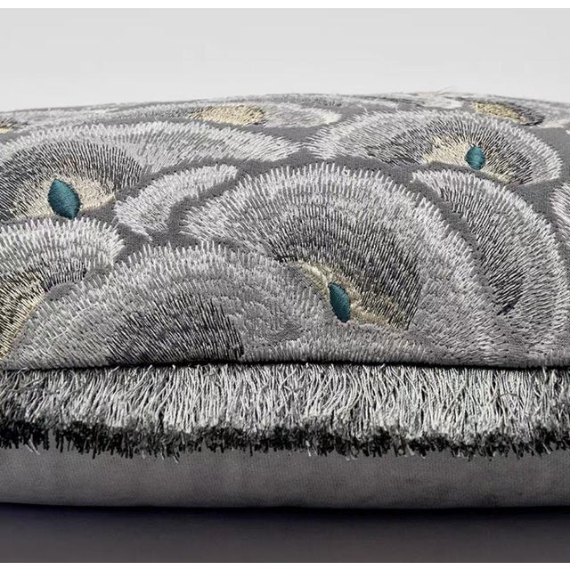 Abstract Mystic Eye Totem Pillow - 18 Inches For Sale - Image 4 of 5